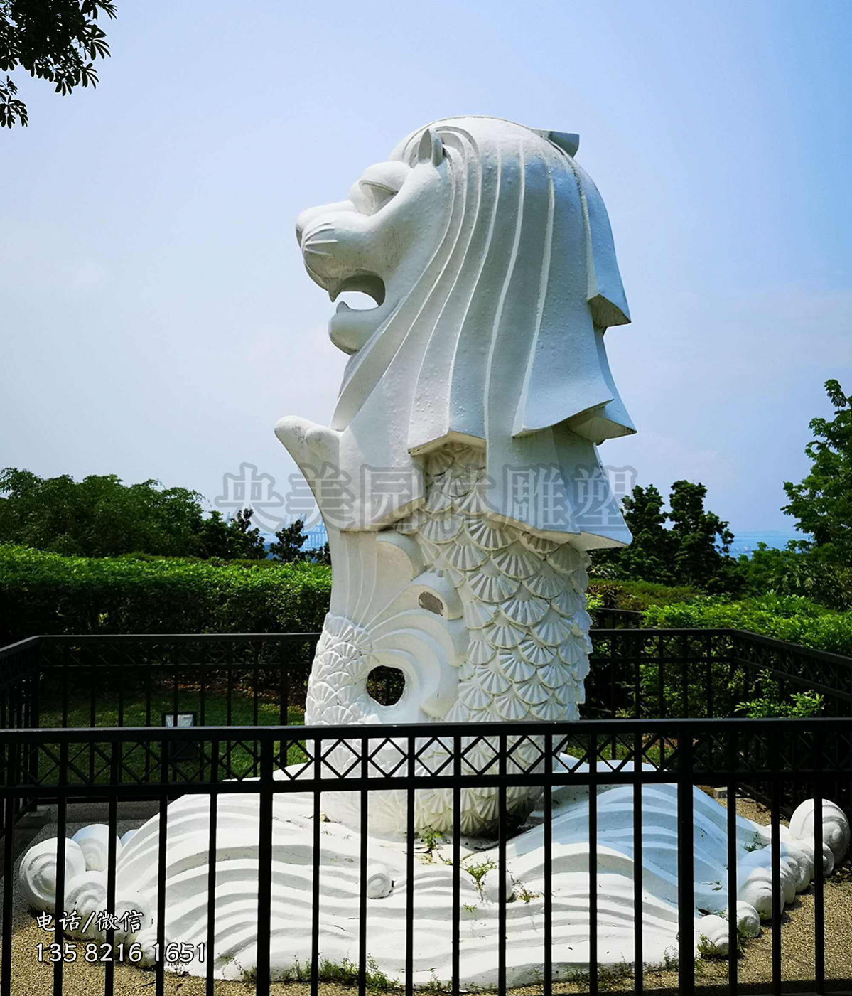 汉白玉鱼尾狮赢博手机网页版登录入口