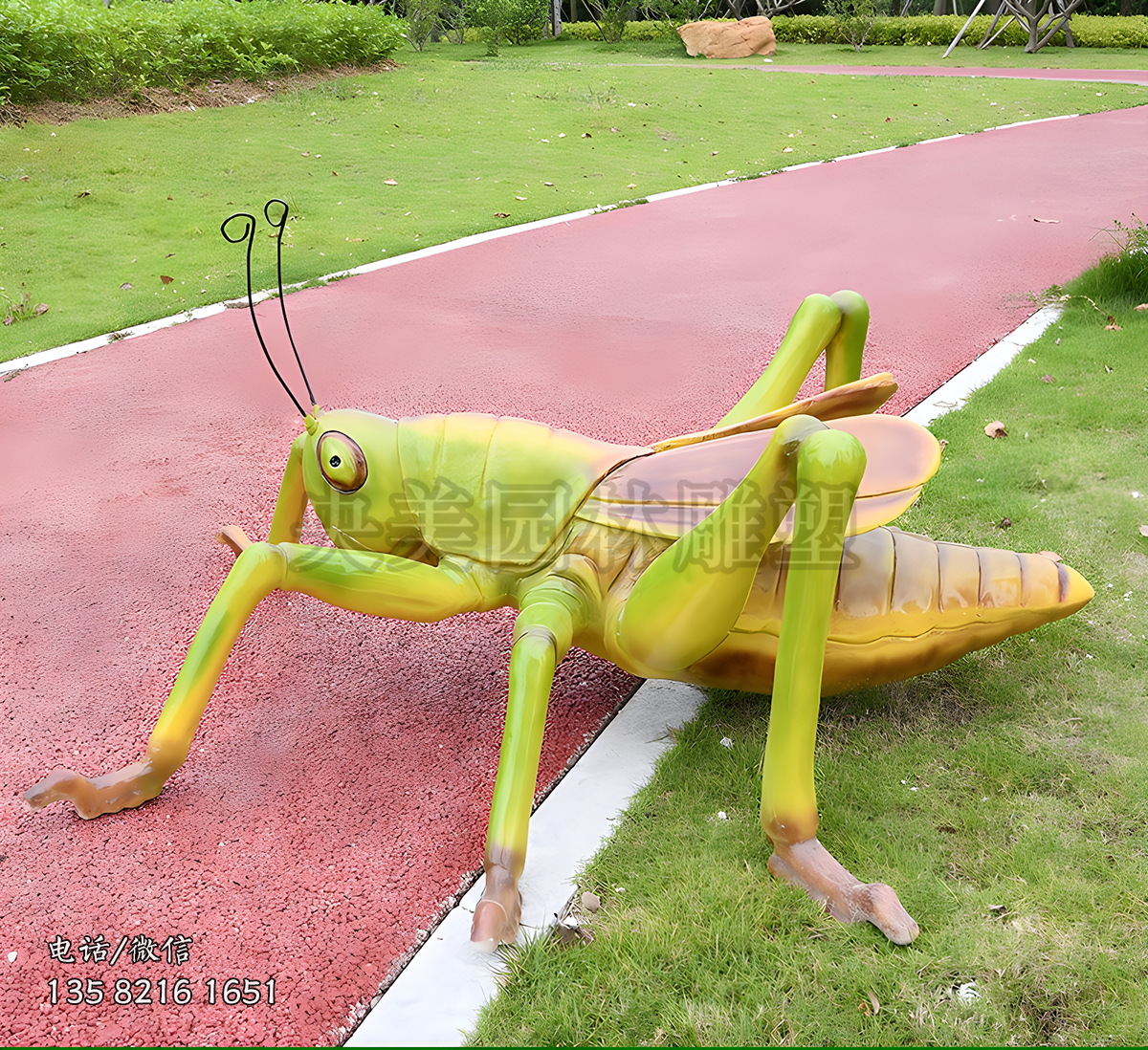 蝗虫雕塑玻璃钢雕塑