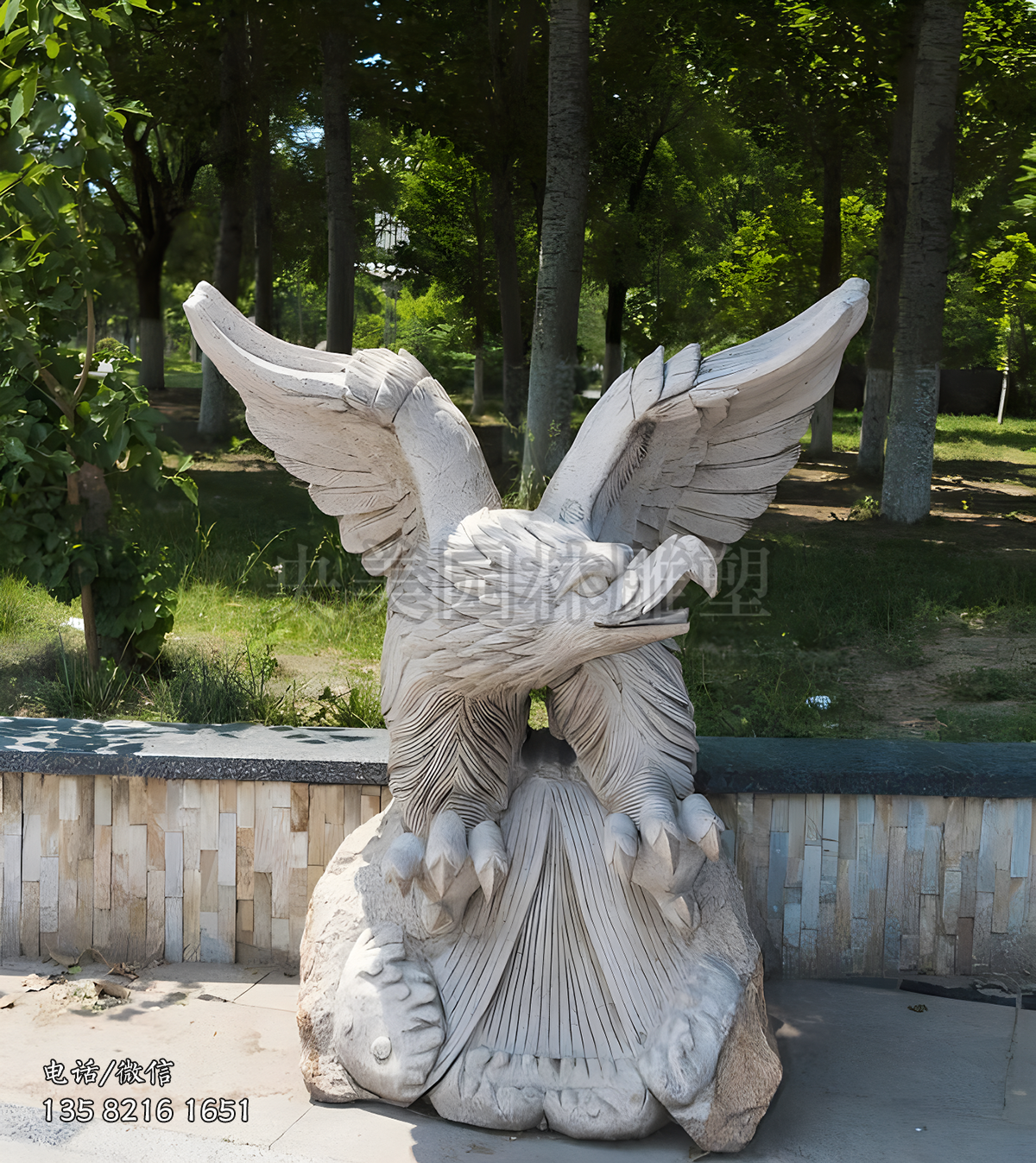 赢博手机网页版登录入口老鹰雕塑