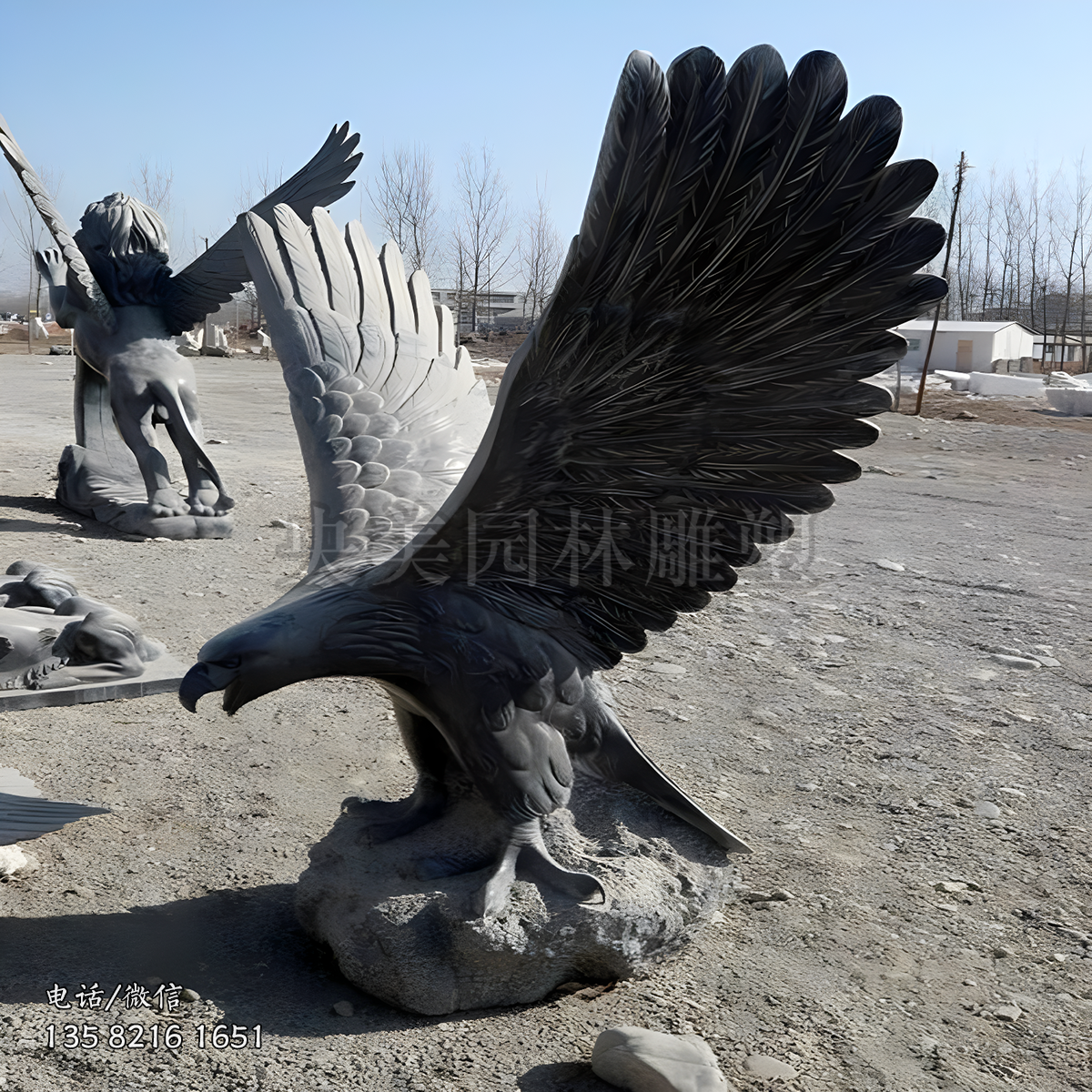 青赢博手机网页版登录入口刻赢博手机网页版登录入口老鹰雕塑