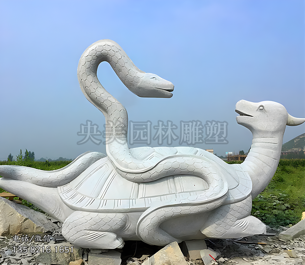 赢博手机网页版登录入口神兽玄武雕塑