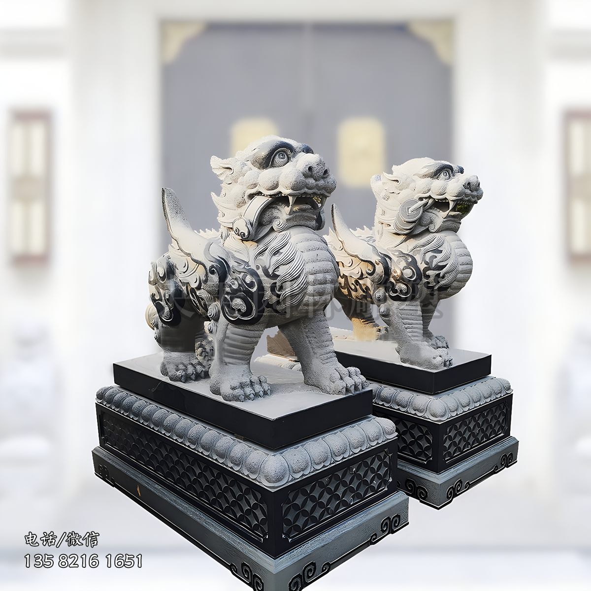 青石石刻貔貅赢博手机网页版登录入口