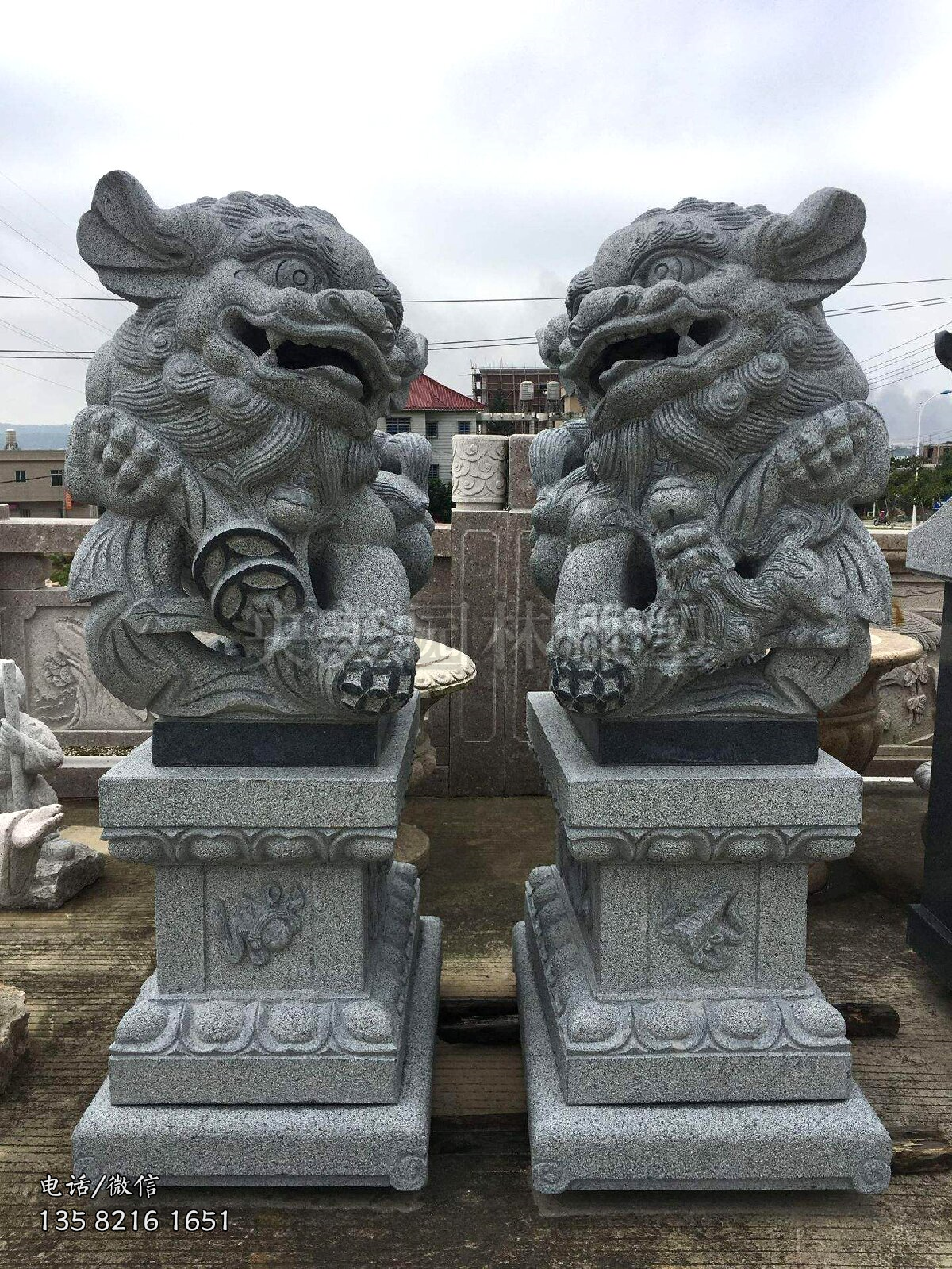 花岗岩雕刻南派献钱狮赢博手机网页版登录入口