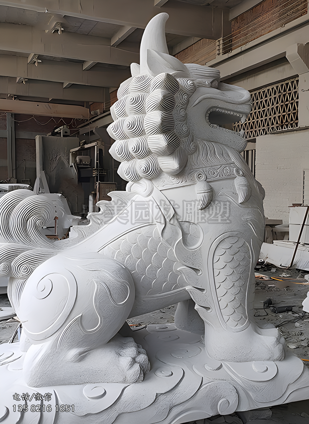 汉白玉大理石赢博手机网页版登录入口獬豸