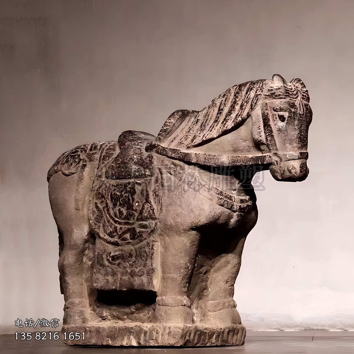 仿古赢博手机网页版登录入口马雕塑