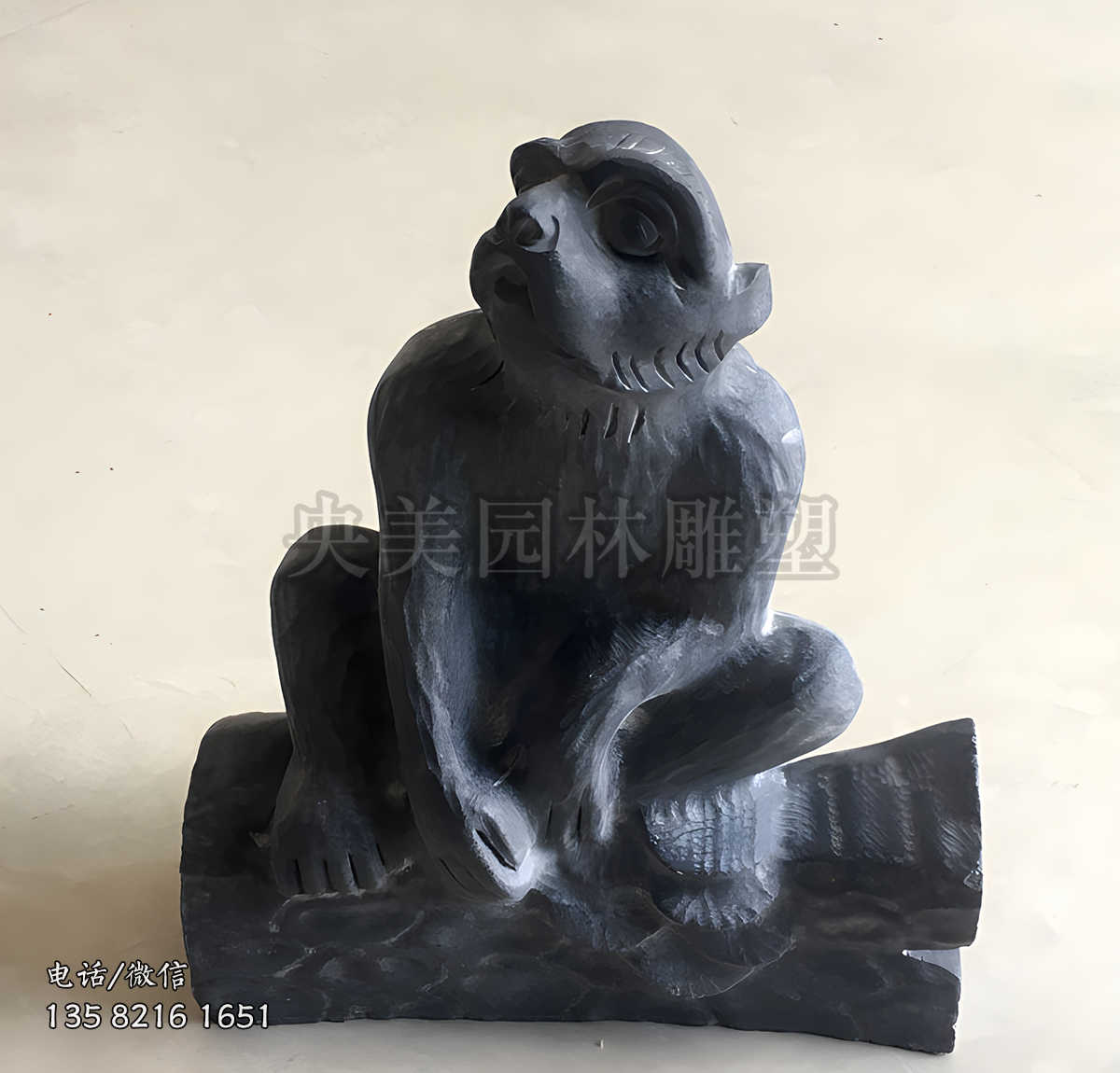 青赢博手机网页版登录入口刻猴子赢博手机网页版登录入口摆件