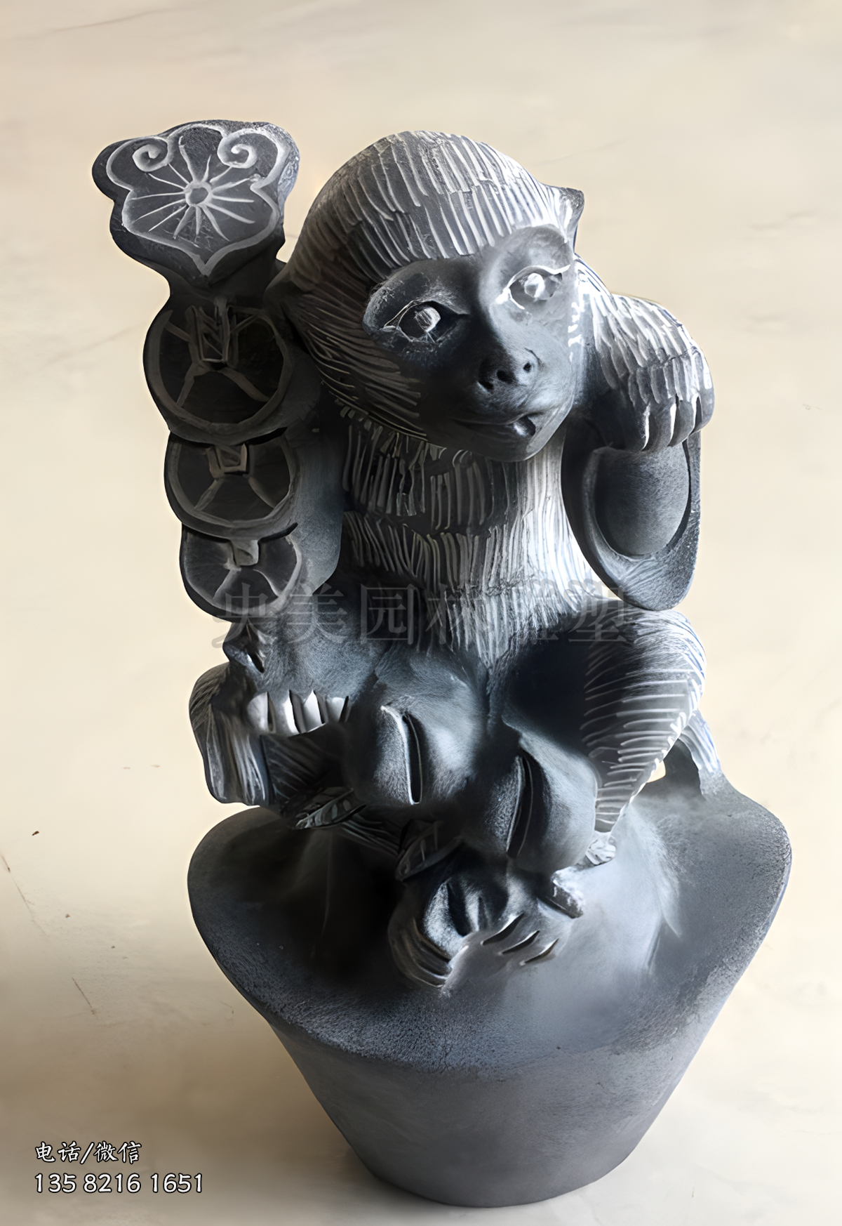 申猴生肖动物赢博手机网页版登录入口摆件