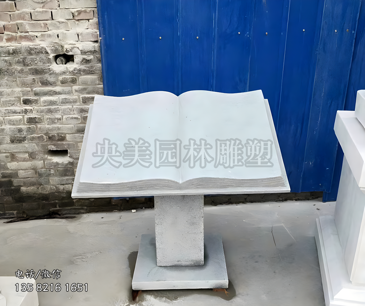 小型赢博手机网页版登录入口书雕塑摆件